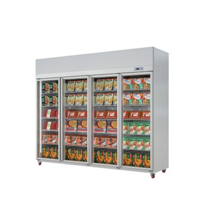 frozen food display freezer