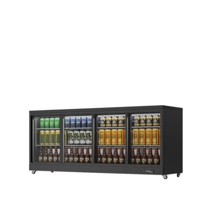 Bar glass door counter merchandiser